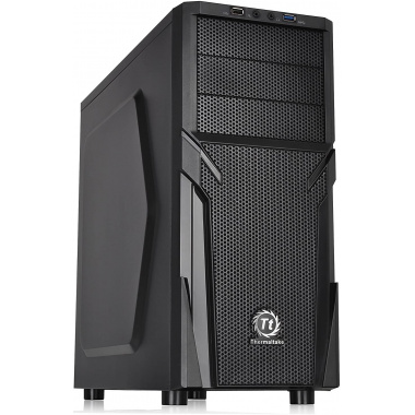 Thermaltake Versa H21 Mid-tower Chassis Mid-tower - Black - Steel - 6 x Bay - 1 x 4.7