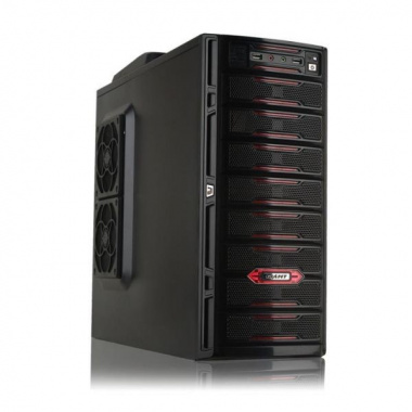 CASE X7073  ATX  GAMING CASE  NO POWER  6 X  FAN ESPACE (SIDE,TOP,BOTTOM), 2 X USB + AUDIO + MIC , TOP FAN WITH CONTROL PANNEL