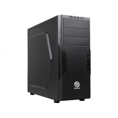 Thermaltake Versa H22 Mid-tower Chassis Mid-tower - Black - Steel - 6 x Bay - 1 x 4.7