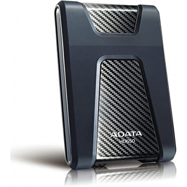ADATA HD650-2TU3-CBK 2TB Drive Portable External Hard Drive USB 3.0, Black