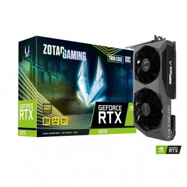 ZOTAC  RTX3070  8GB  DDR6  TWIN EDGE  RETAIL BOX