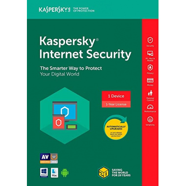 Kaspersky 2017 Internet Security Retail Box For  3 x PC  Bilingual