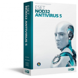 ESET NOD32  2012 ANTI-VIRUS  VERSION - 5.0   W/ MEDIA-CD RETAIL BOX  ENGLISH