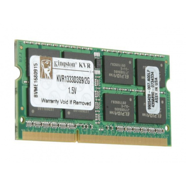 LAPTOP SODIMM 2G DDR3 1333 / KVR1333D3S9/2G