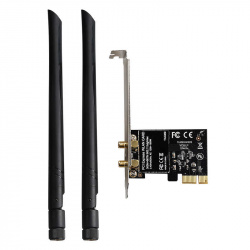 DIEWU-Realtek 8812AE AC1200   2.4/5GHZ DB  WIFI PCI-EXPRESS  LAN CARD W/2X ANT