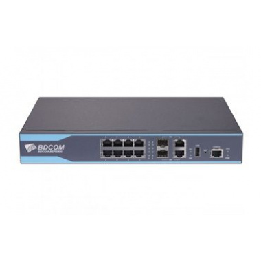 BDCOM 6-ports 10/100 PoE Switch metal / 4 PORTPoE. 4 100M POE ports + 2 100M Base-T ports