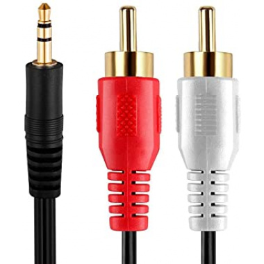 ASY  Audio 3.5MM to RCA MALE  25 FEET  cable