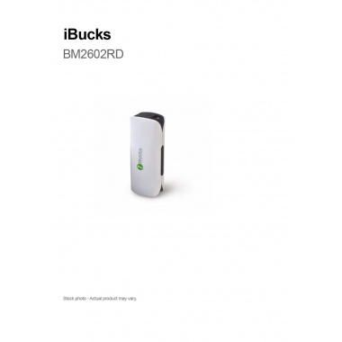 IBUCKS POWER BANK 2600  USB  SLIM RETAIL BOX
