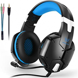 Kotion Each Professional Gaming Headset 3.5mm PC Stereo Headphones with Mic, comfortable Bass Headband