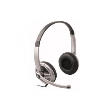 Logitech Premium PC STEREO  Supra-aural  Headsett   W / Mic  Brown Box