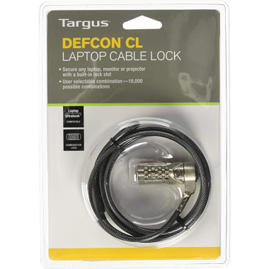 Targus PA410C Defcon Laptop Lock (RETAIL BOX)