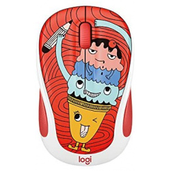 Logitech M325  TRIPLE SCOOP Red  Retail Box (warranty direct with logitech)