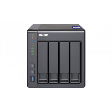 QNAP Network   Storage TS-431X2-2G-US W/ 4Bay - ARM Cortex-A15 Quad Core - 1.7GHz / 2GB 1x10GbE SFP+ Retail Box