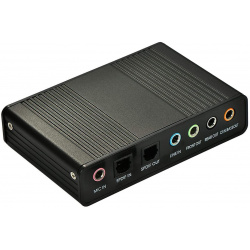 POWERDATA USB  5.1 Audio SOUND MIC + AUDIO (Moving sound Card)